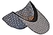 Skyed Apparel 5 Panel Blue Polka Dot Camper Cap Hat Collection with Genuine Leather Strap