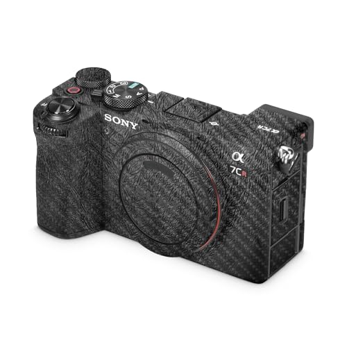 Carbon Fiber Camera Skin Compatible with Sony Alpha 7CR Camera (2023) - Black L…