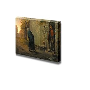 Waiting by Jean Francois Millet Print Famous Painting Reproduction