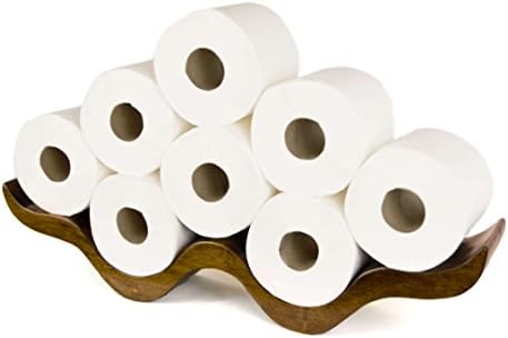 Toilet Paper Holder - Cloud Wave (Dark Walnut)