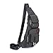 DDDH Sling Bags Shoulder Backpack Chest Pack Military Crossbody Bags For Man Women (2627 Black)