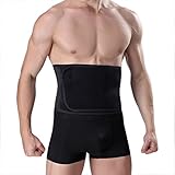 JGOTIM Waist Trimmer Ab Belt Support Adjustable Belly Fat Burner Abdominal Weight Loss Belt Sweat Belt Sport Reduction Belt for Men and Women shapewear Waist Trainer Stomach Wrap