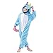 NEWCOSPLAY Unisex Children Unicorn Pyjamas Halloween Costume (8-Height 51-54