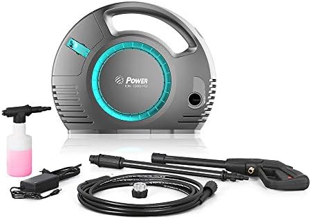 Power Products USA 1300 PSI Lithium Battery Eco Friendly Pressure Washer, Blue
