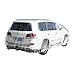 TopSoon Transparent Plastic Car Cover with Elastic Band Waterproof Disposable Car Cover SUV Cover Extra Large Size 24-Feet by 16-Feet