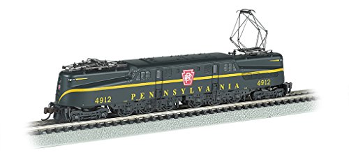 Bachmann Industries Gg 1 Dcc Ready Electric Prr #4912 N-Scale Locomotive, Brunswick Green Single Stripe