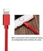 Lightning Cable,OTISA, 3Pack 5Ft/ Charger Cord For iPhone Nylon Braided Charging Cable For iPhone，Cable for iPhoneX/8/8Plus/7/7 Plus/6/6 Plus/6s/6s Plus/5/iPad Air / Air 2 / iPad mini/and more [Red]