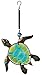 Sunset Vista Designs Metal and Glass Sea Turtle Bouncy Hanging Decoration