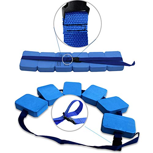 AiLike EVA Swim Belt Floating Waist Belt Aqua Jogger Training Aid for Swimming Beginners (6 Blocks - Suitable Weight for: ≤88lb) - Thumbnail 6