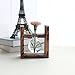 Ivolador Desktop Glass Planter Bulb Vase with Retro Solid Wooden Stand for Hydroponics Plants Home Garden Wedding Decor (1 Bulb Vase)thumb 1