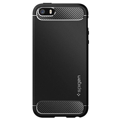 Spigen Funda Rugged Armor, Compatible con iPhone SE(2016)/5S/5 - Transparente - Imagen 8