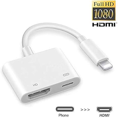 Hoidokly Adaptador a HDMI convertidor de Cable de Phone a HDMI ...