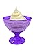Big Boss Swirlio Frozen Fruit Dessert Cups - Set of 4 Cups - Comes in 4 different colors - Red Green Purple and Turquoise.