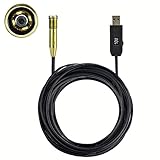 10m/30ft Endoscope USB Inspection Camera,CrazyFire® Waterproof Flexible USB Borescope Camera with 4 LEDs for Building and Home Construction, Aviation, Vehicles Inspection