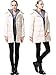 Miya Thickened Hooded Down Jacket For Women Long Overcoat Womens Winter coats, Beige, Small