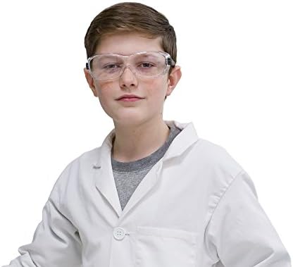 Children's White Cotton Lab Coat for Science Projects and Arts & Crafts - Premium Quality, Large