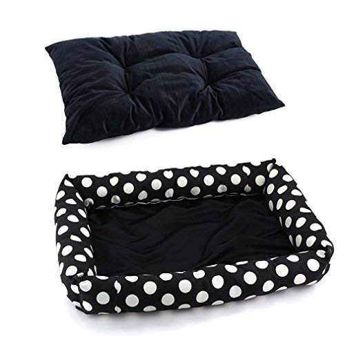 Luminous Pet Bed & Lounge with Removable Cover, Self Warming Dog Bed Cushion Pad, Soft Cozy Dog Nest Mat & Kennel
