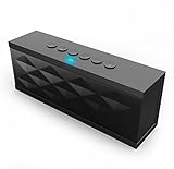 Liger BTS1000 Bluetooth Wireless Speaker for 12 hrs Music Streaming & Hands-Free Calling w/ 6W + 6W 40mm Driver Speakerphone, Built-in Mic, 3.5mm Audio Port, Rechargeable Battery for Indoor & Outdoor Use