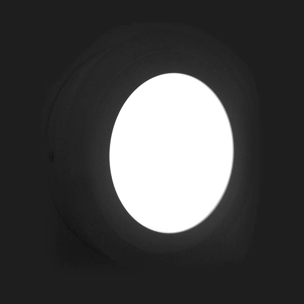 G.W.S® 18W+6W Blue Edge Lit Round Circle LED Surface Mounted Panel Downlight Ceiling Light Day White, LED Driver Included - Image 3