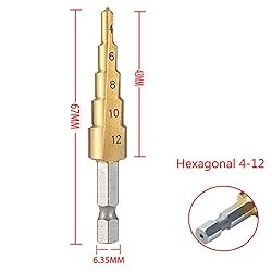 HSS 4241 Cobalt Multiple Hole 50 Sizes Step Drill