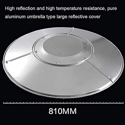 Estufas Exteriores para Terraza con Ruedas, Sistema Encendido por