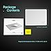 HAVIT Aluminum Gaming Mouse Pad with Anti-Skid Rubber Base - Silver (HV-MP835)