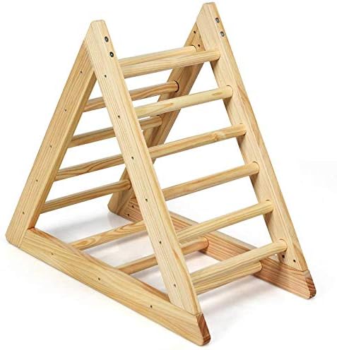 Sunil Climbing Triangle Wooden Pikler Ladder for Toddler Step Training