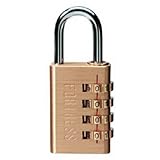 Master Lock Fortress Padlock, Set Your Own Combination Luggage Lock, 1-3/16 in. Wide, 627D
