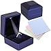 Gaxcoo Engagement/Wedding Ring Box for Presentation,Proposal with LED Light and 3 Piece Jewelry Polishing Cloth