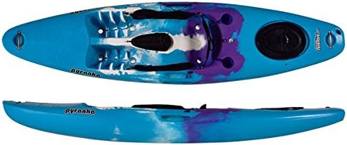 Pyranha Fusion DLX Kayak - Turquoise/purple/white