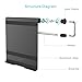 Laptop Stand, OMOTON Adjustable Multi-Angle Aluminum Notebook Computer Stand, Fits MacBook and Laptops up to 17 inches, Black