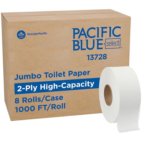 georgia-pacific Acclaim 13728 weiß 2-lagig Jumbo Jr. Badezimmer Tissue, Junior, 2 Ply, 8