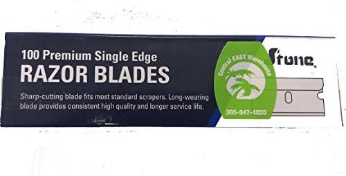 Elef Premium Single Edge Disposable Safety Straight Razor Blades 3 Boxes (300 Count)