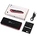 16000 mAh Portable Charger EC Technology External Battery 3 USB Ports Power Bank High Capacity External Battery Pack with AUTO IC for iPhone, iPad, Samsung Galaxy and other Smartphones - Black & Red