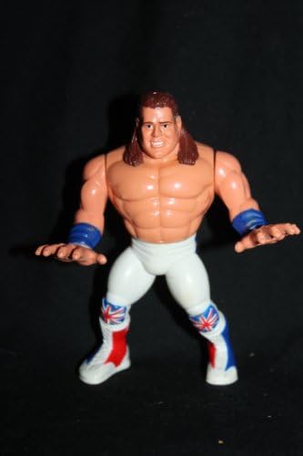 WWF Hasbro "The British Bulldog" 1992 loose action figure w/Bulldog Bash!