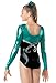 Balera Gymnastics Long Sleeve Leotard Metallic Swirls
