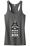 Threadrock Women's You Look Like I Need a Beer Racerback Tank Top
