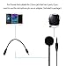 Lavalier Microphone HaoWorks HW55 3.5mm Comfortable Hands Free Clip-on Microphone for Smartphones Voice Amplifier Teaching YouTube and Video Recording