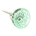 Shabby Restore Green Bubbles Glass Dresser Drawer, Kitchen Cabinet Drawer or Door Knobs, Brushed Nickel - PACK of 12