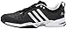 adidas Performance Barricade Classic Wide 4E Tennis Shoe, Core Black/Metallic Silver/White, 10.5 M US