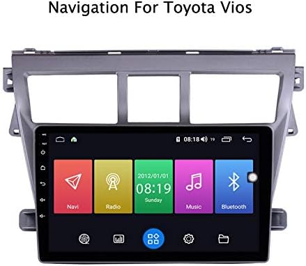 9inch Andriod 8.1 Car DVD GPS For Toyota Vios Yaris 2008-2013 4G RAM 64G ROM CarPlay DSP 4G LTE with WIFI
