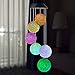 Solar Wind Chimes Outdoor, for Mom for Wife for Grandma, Color-Changing Solar Mobile sind Chime, Waterproof Solar Powered LED,Hanging lamp for Outdoor Garden Decoration