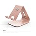 elago® P2 Stand [Rose Gold] - [Premium Aluminum][Ergonomic Angle][Cable Management] - for iPad and Tablet PC
