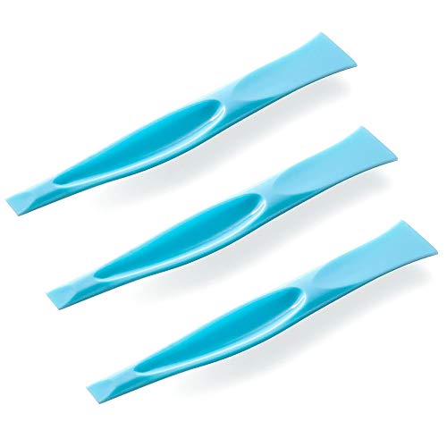 HouseHoo Cleaning Plastic Scraping Tool, Multipurpose Stiff Thumb Scraper Scratch Label Floor Cleaning Scraper Scraper Gum Scraper Bottle Opener, Kitchen Plastic Scraper, Gum Scraper Label Scraper