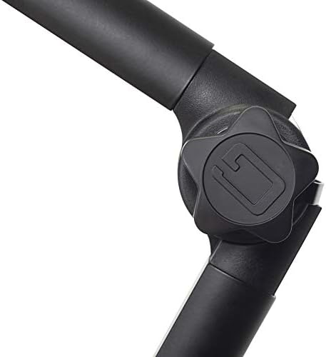 Adjustable microphone stand by Gator Frameworks with a maximum height of $129.99 as of August 9, 2023.