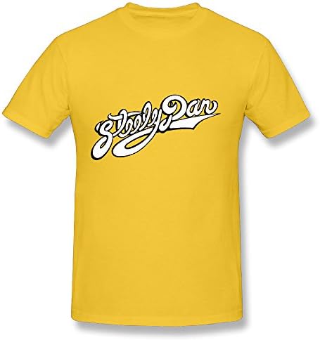 Man Steely Dan Logo T Shirt Yellow