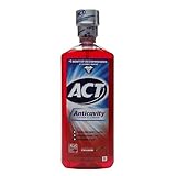 Act Act Anticavity Fluoride Mouth Rinse Alcohol Free Cinnamon, Cinnamon 18 oz (Pack of 4)