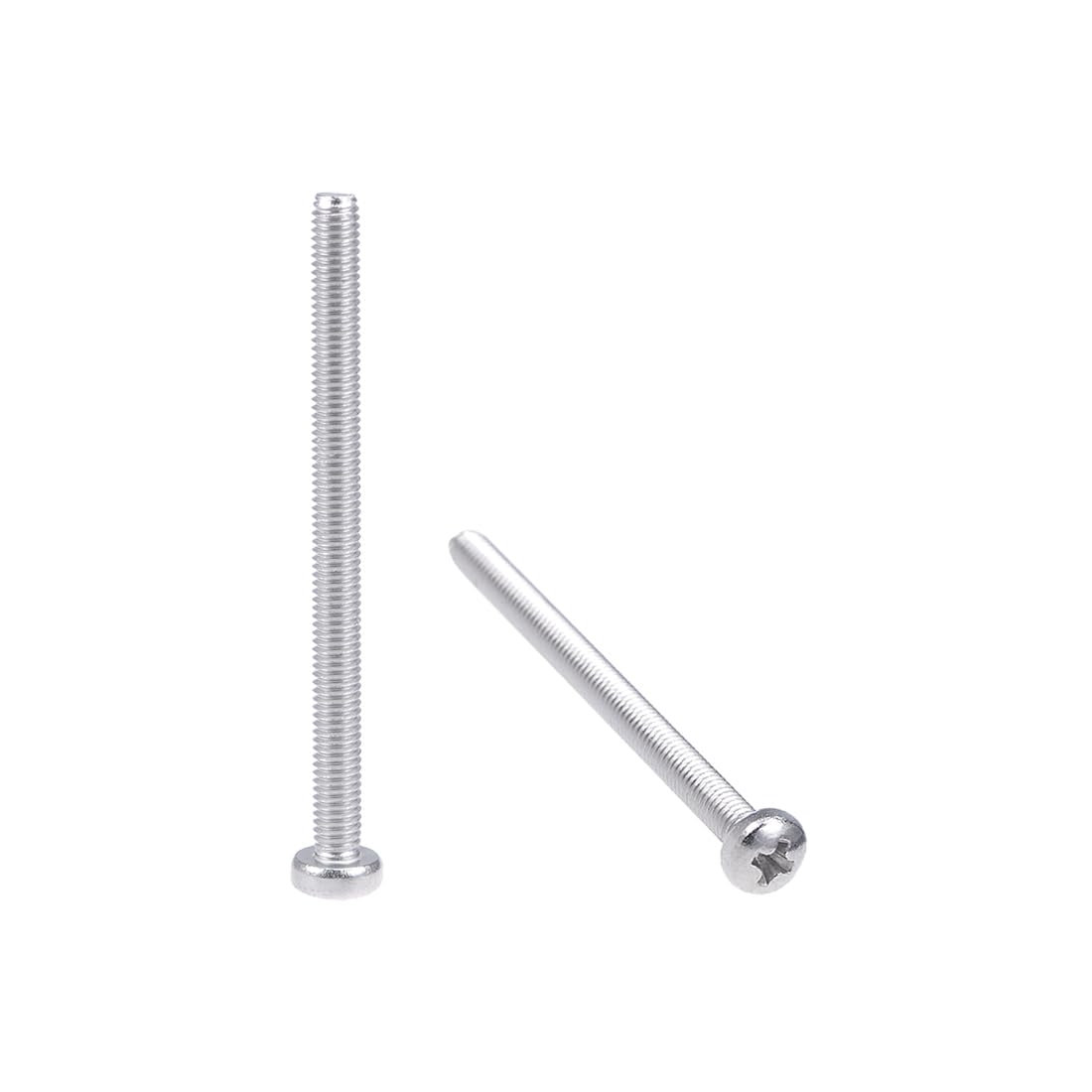 sourcing map M3x40mm Machine Screws Pan Phillips Cross Head Screw 304 Stainless Steel Fasteners Bolts 30Pcs