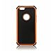 Slim Shockproof Silicone Fully-Wrapped Anti-Drop case Designed for iPhone 12 Pro 6.1 Inch (2020), Full-Body Protection, Screen and Camera Perfectly Wrapped, with Original Color Frame (Orange)