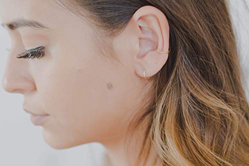 Ear Cuff For Non Pierced Ear 14K Gold Filled 18g 10MM